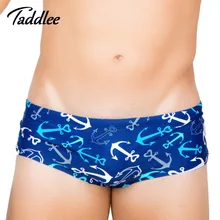Бренд Taddlee, Новая Сексуальная мужская одежда для плавания, купальные костюмы, плавки, бикини, шорты для серфинга, плавки, низкая посадка, летний костюм для пляжа