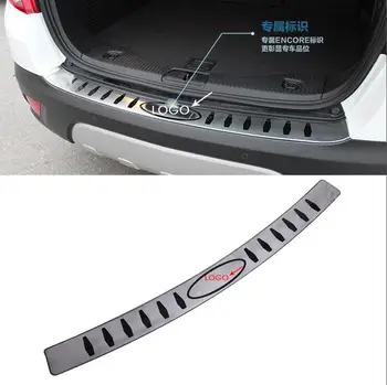 

Car outside rear bumper plate bumper sill for buick encore vauxhall mokka opel 2013-2015 accessories stainless steel car-styling