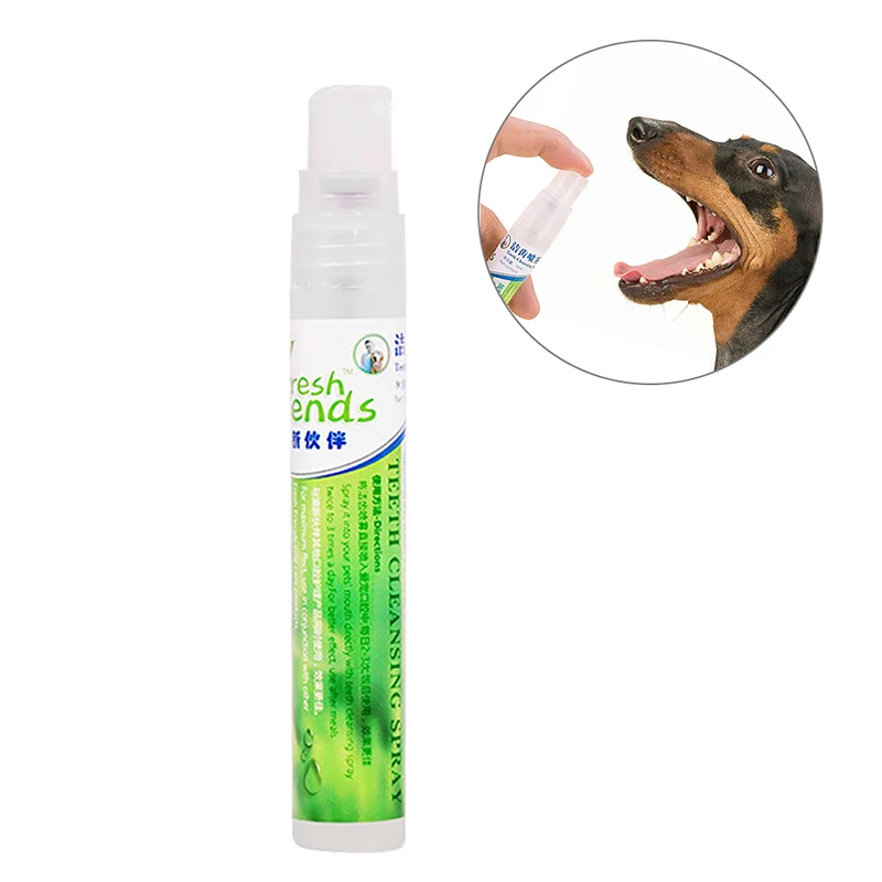 20 мл Pet освежитель для рта Антибактериальный спрей для полости рта лечение свежего дыхания собака и кошка Здоровый Уход за зубами свежий спрей для дыхания