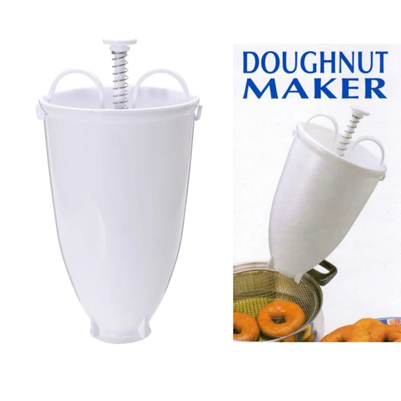 QuickDone пластиковый светильник, дозатор для пончиков, фритюрница, форма для пончиков, вафельный пончик, машина, легко, быстро, портативный, AKC6297