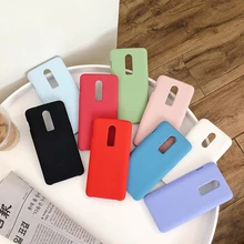 Official style Silicone Case Oneplus 5T 6T Original Cover For Oneplus 6 7 Pro Smooth feel Phone Case