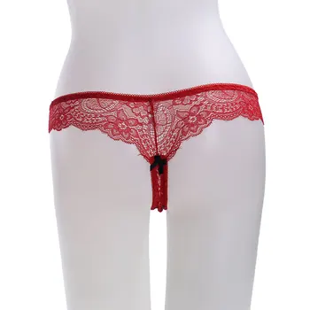 

Women Thong Lace Sexy Transparent Panties Low rise Floral Embroidery Underwear G String Summer Ultra light Breathable Lingerie