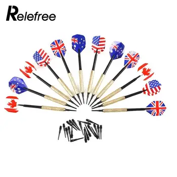 

12Pcs Soft Tip Darts with 36 Extra Tips Four Kind Nice Flights Set Plastic Tips Points Needle Replacement For Electronic Dart