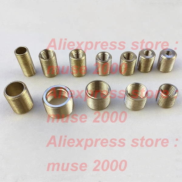 M4 M5 M6 M8 Zu M10 M12 M14 Messing Hohl Schraube Adapter Innen Aussen Gewinde Anschluss Schraube Mutter Bolzen Koppler Konverter Adapter Schrauben Aliexpress