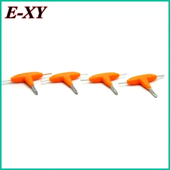 

E-XY 100Pcs Electronic Cigarette RDA DIY Clean Tool T-type Screwdriver For Cleaning Heating wire coils RDA Tanks for vape