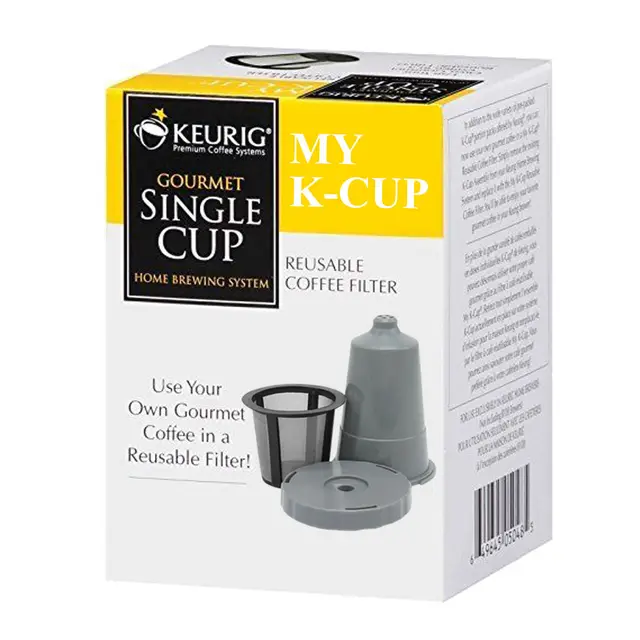 Cheap 3pcBaskets+1pcPlastic Stent Metal Filter Cloth Refillable Baskets My K-cup Replacement Reusable Coffee Filter Baskets For Keurig