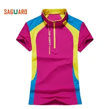 Женская рубашка для йоги, Спортивная, для фитнеса, женская рубашка, профессиональная, для тренировок в тренажерном зале, быстросохнущая, дышащая, с короткими рукавами, рубашки для йоги