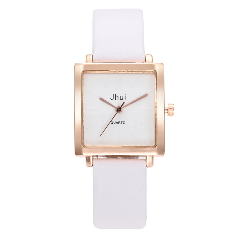 

Top Brand Square Women Bracelet Watch Contracted Leather Crystal WristWatches Women Dress Ladies Quartz Clock Dropshiping &Ff