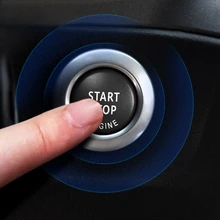 Для BMW кнопка Start Stop Крышка для BMW E90 E91 E60 E89 E70 E71 Z4 X1 X5 X6 3/5 серия Автомобильный ключ наклейка автомобильные аксессуары