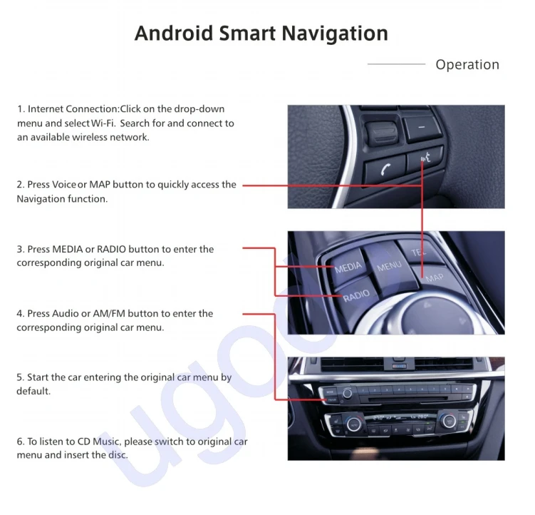 Ugode EVO G01 PX6 Android 9,0 4 ГБ 32 ГБ Автомобильная навигационная система GPS wifi музыкальный видеоплеер для BMW X3 EVO G01