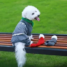 

Warm Dog Clothes Winter/Spring Newest Coat Jacket Dog Jumpsuit Four Legs Dog Clothes With Stretch Plus Cotton Sweaters For Dogs