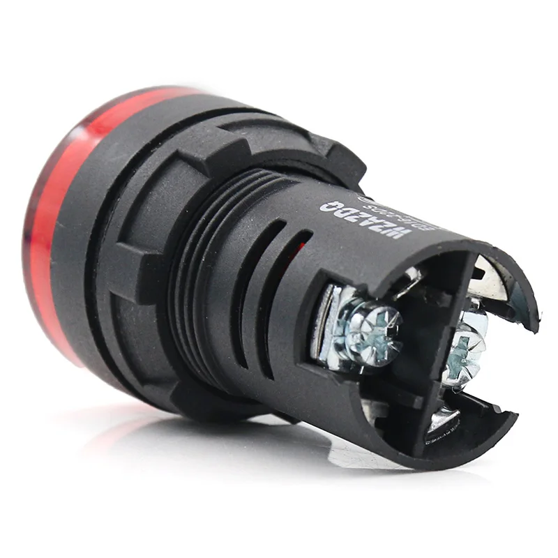 Индикатор питания фонарь светодиодной сигнальной лампы 22DS 24V 220V красный зеленый