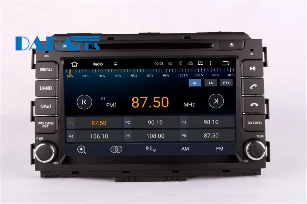 Flash Deal Android7.1 Quad Core Car GPS Navigation Car DVD Player Satnav For KIA Carnival Sedona 2014 2015 2016 Stereo Radio Multimedia MP4 3