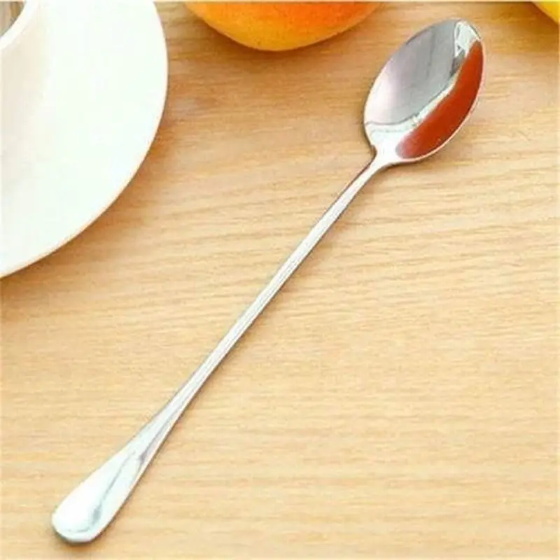 2015 new Delicate Korean 2PCS Stainless Steel Long-handled Students Stirring Spoon lovely cutlery free shipping 2015 new Delicate Korean 2PCS Stainless Steel Long-handled Students Stirring Spoon lovely cutlery free shipping