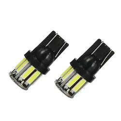 2 шт. T10 10-7020 SMD светодио дный W5W 194 168 2825 12 В Клин Замена обратный T10 Белый лампы для передача сигнала приборной панели Парковка лампы