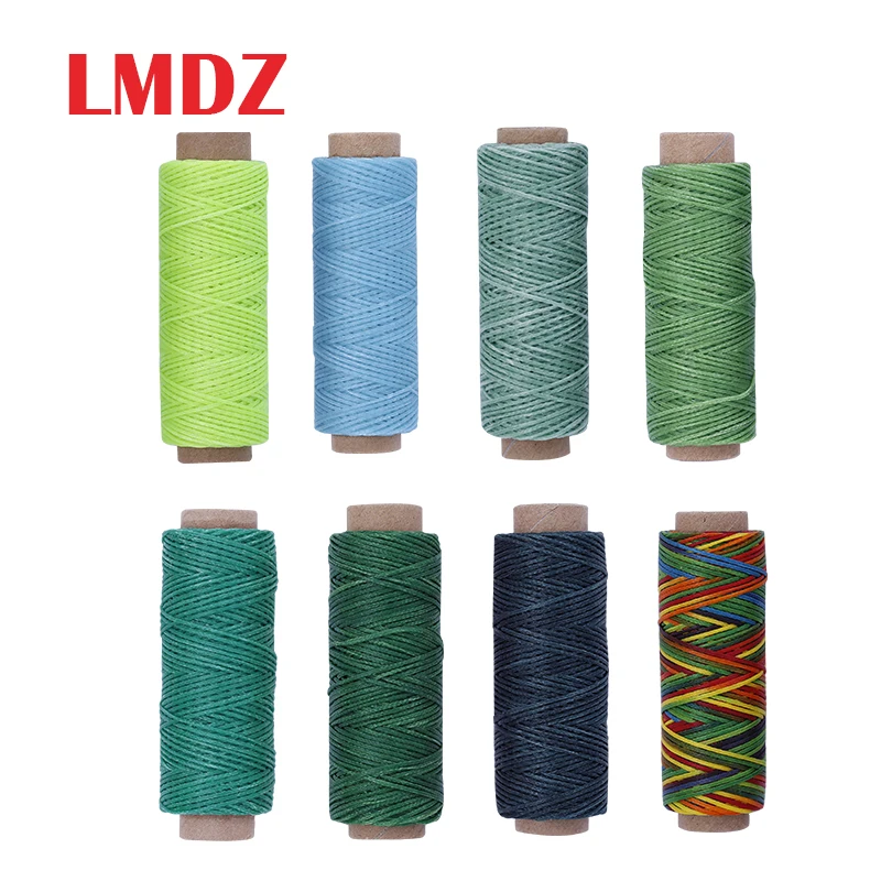 

LMDZ 150D 50m Sewing Thread Wax Line DIY Handmade Wear-Proof Leather Sewing Flat Wax Thread DIY Craft Tool Sewing Threads