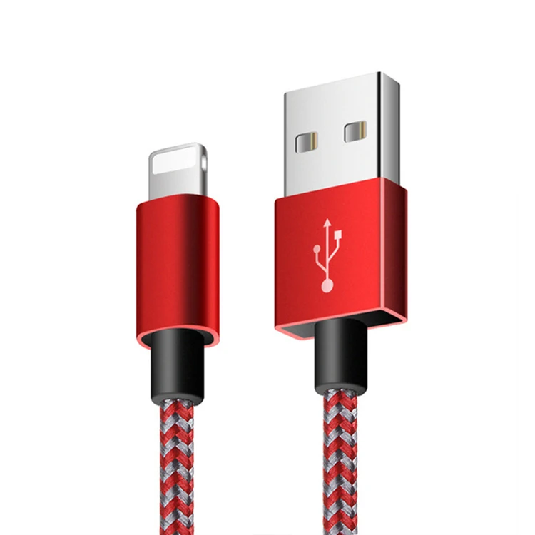 [10-Pack] Suntaiho Lighting cable cargador для iphone 8 для iphone X кабель для зарядки данных USB телефонный кабель для iphone 7 plus Кабель - Цвет: silver red