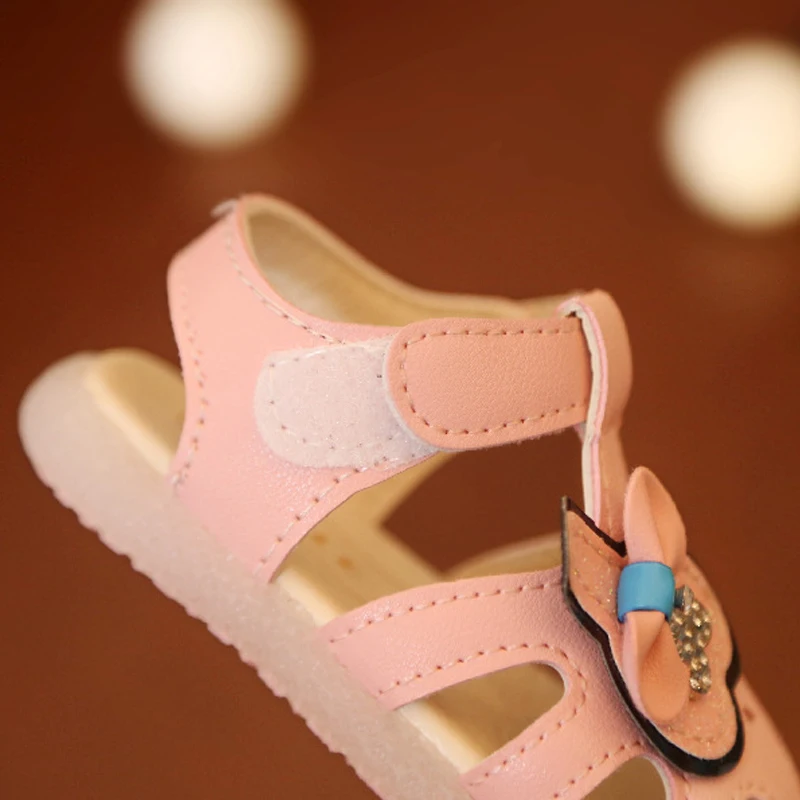 Sandals Kids Summer Beach Shoes Outdoor Girls Sandals Cover Toe Hollow Out Children Sandals Baby Shoes 2019 Girls Pink Shoes