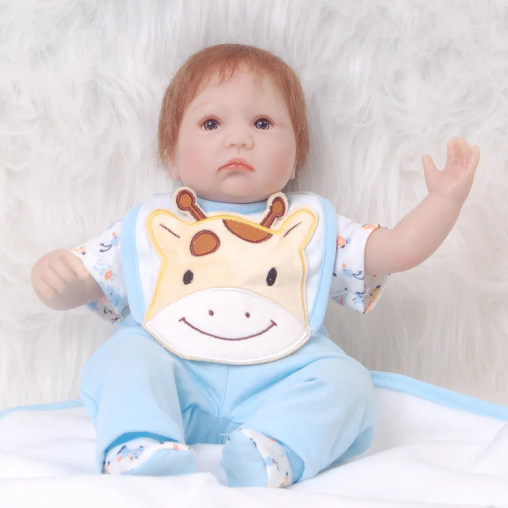 5sets/pack 17 18inch Reborn Dolls DIY Accessories Blue Cartoon Deer