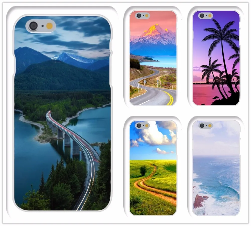 FGHGF Scenery Famous landscape Forest Mountain Seashore Landscape Soft Silicon Case for HTC OneM8 M9 10 M10 M7 Desir 626 628 630 | Мобильные