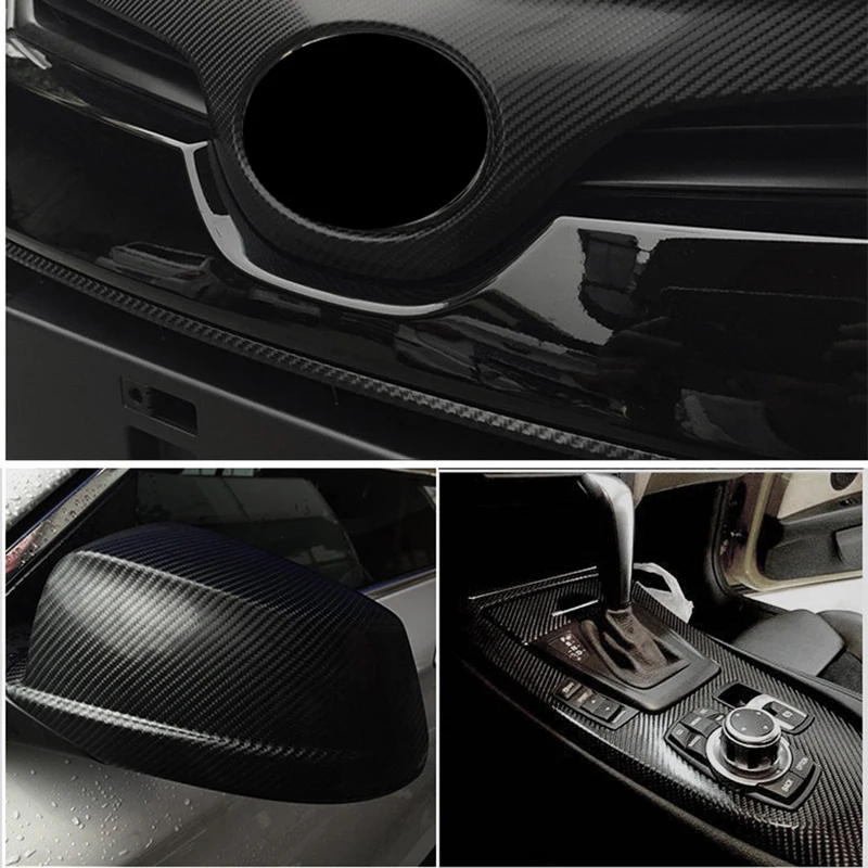Black 4D Carbon Fiber Vinyl-7
