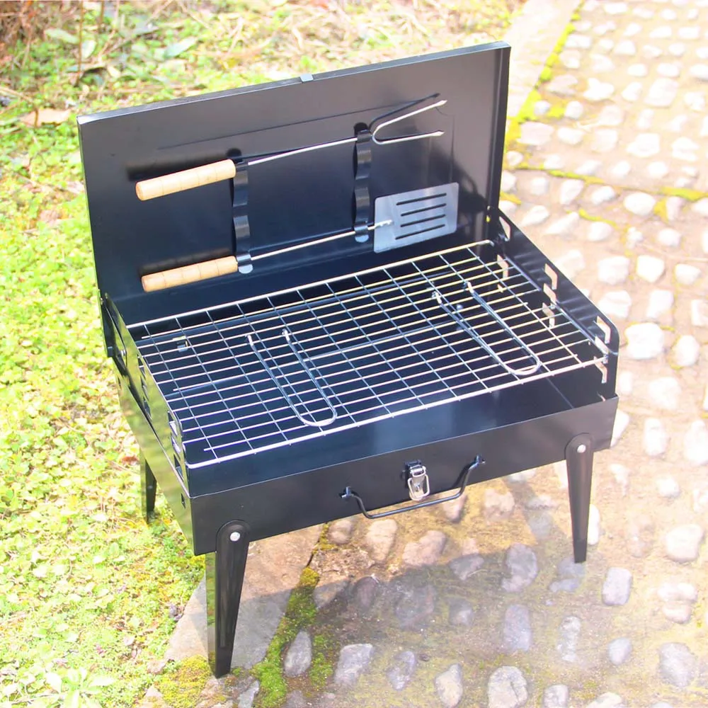 Foldable Picnic BBQ Camping Set Charcoal