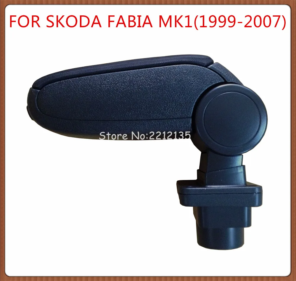 Для SKODA FABIA MK1(1999-2007) Автомобильный подлокотник, аксессуары для салона автомобиля центральный подлокотник консоль коробка подлокотник