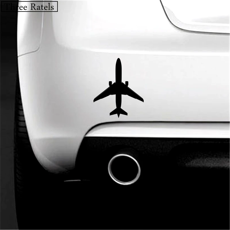 Three Ratels TZ-129 12.5*15cm airplane aircraft vinyl cool car sticker decal jdm car stickers - Image 3