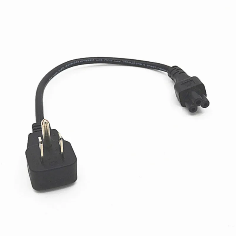 3 контактный плоский шнур питания Nema 5 15P Штекерный IEC 320 C5 гнездовой Кабель адаптер