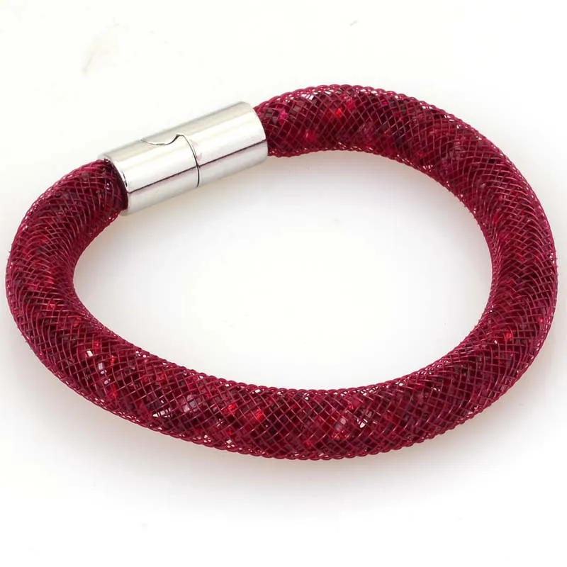 Miasol, сетчатая цепочка, полностью полимерный кристалл, внутри, обёрточная бумага, магнитный браслет для женщин, подарок, B1437