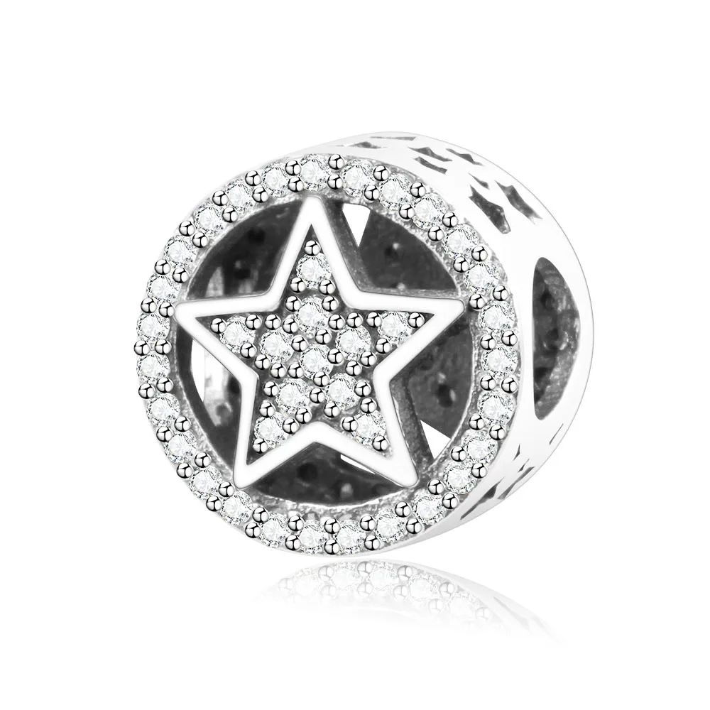 Buy Openwork Five Pointed Star Charm Bead Fit Original