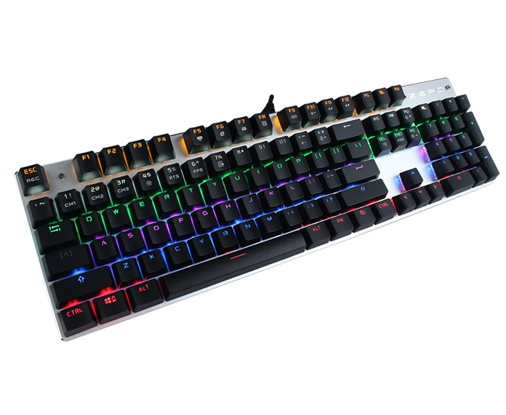 Metoo gaming keyboard России механическая клавиатура 104 ключей usb Проводная клавиатура синий/красный/черный переключатель клавиатура