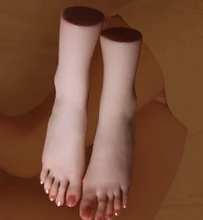 SIZE 39 Top Quality New Sex Products,Soft Feet Fetish Toys for Man,Young Girl Lifelike Female Feet,Fake Feet Model for Sock Show