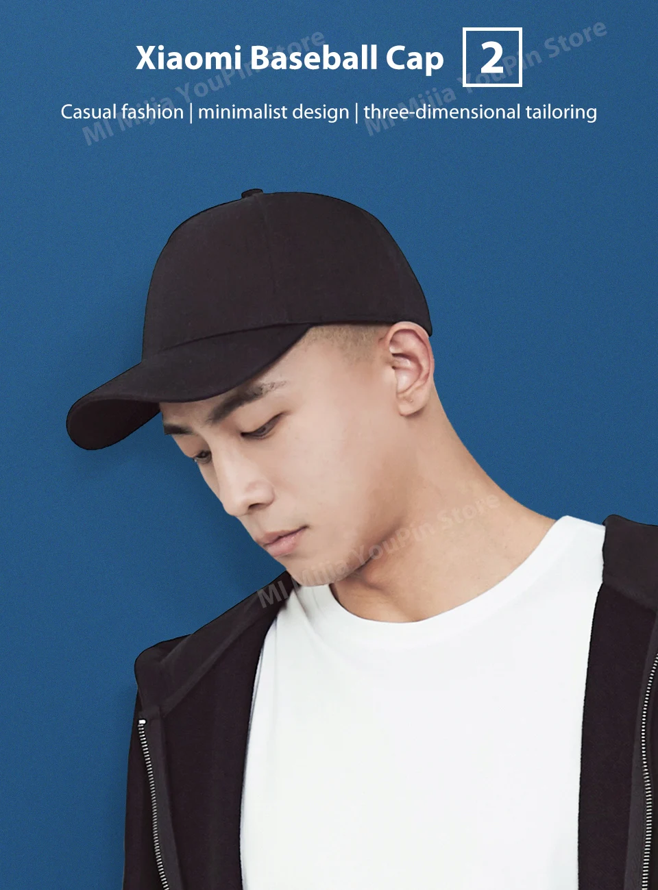 Xiaomi Mijia Baseball Cap2 Sweat Absorption Reflective Snapback Unisex Design Adjustable Design Fashion Accessory For Smart Home (1)