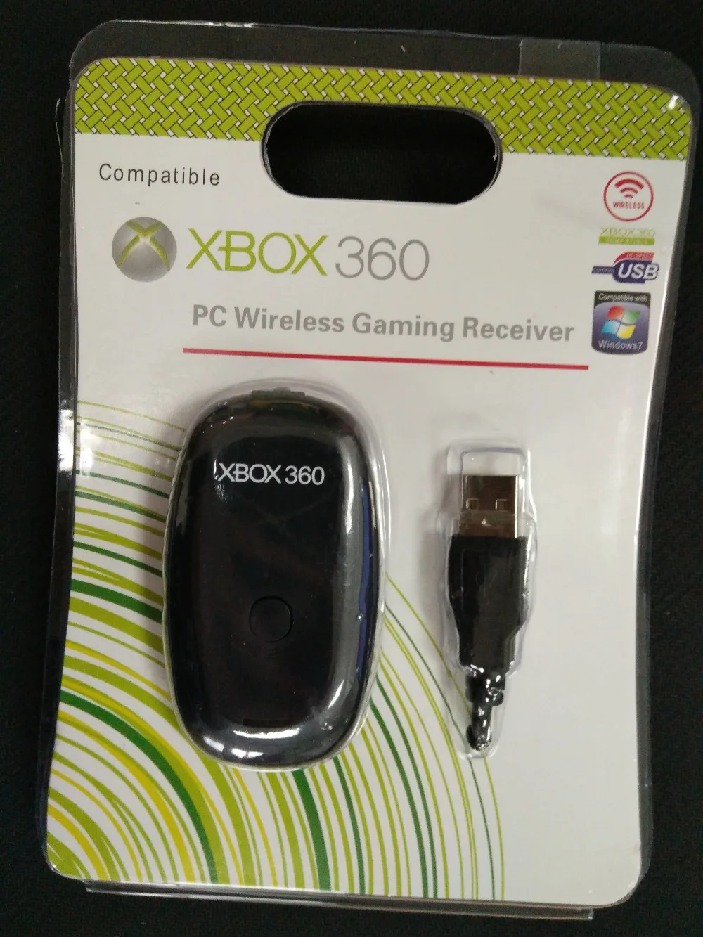 PC беспроводной контроллер игровой USB ресивер Адаптер для microsoft xbox 360 для xbox 360 Windows XP/7/8/10