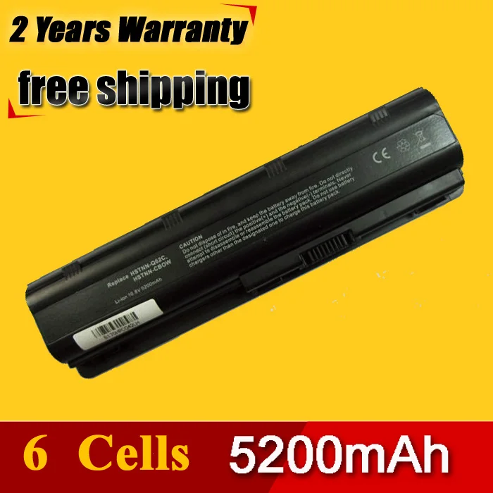 6 Cell New Laptop Battery for HP Pavilion G4 G6 G7 G32 G42 G56 G62 G72