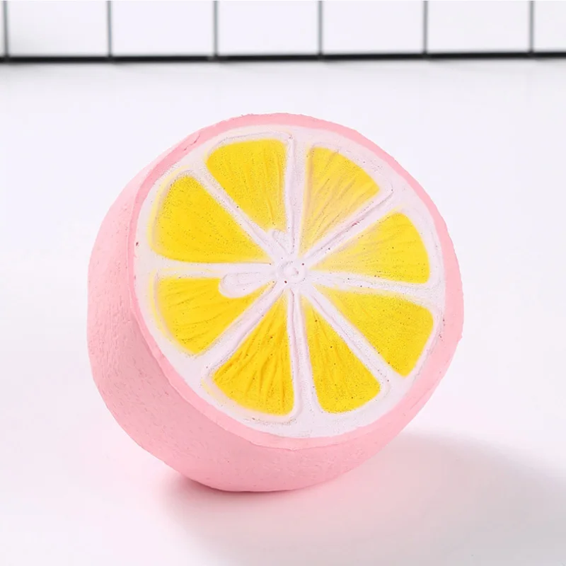 Squishy Джамбо лимон замедлить рост моделирование фрукт для сжимания игрушка мягкий хлеб торт Ароматические стресса Забавный подарок для