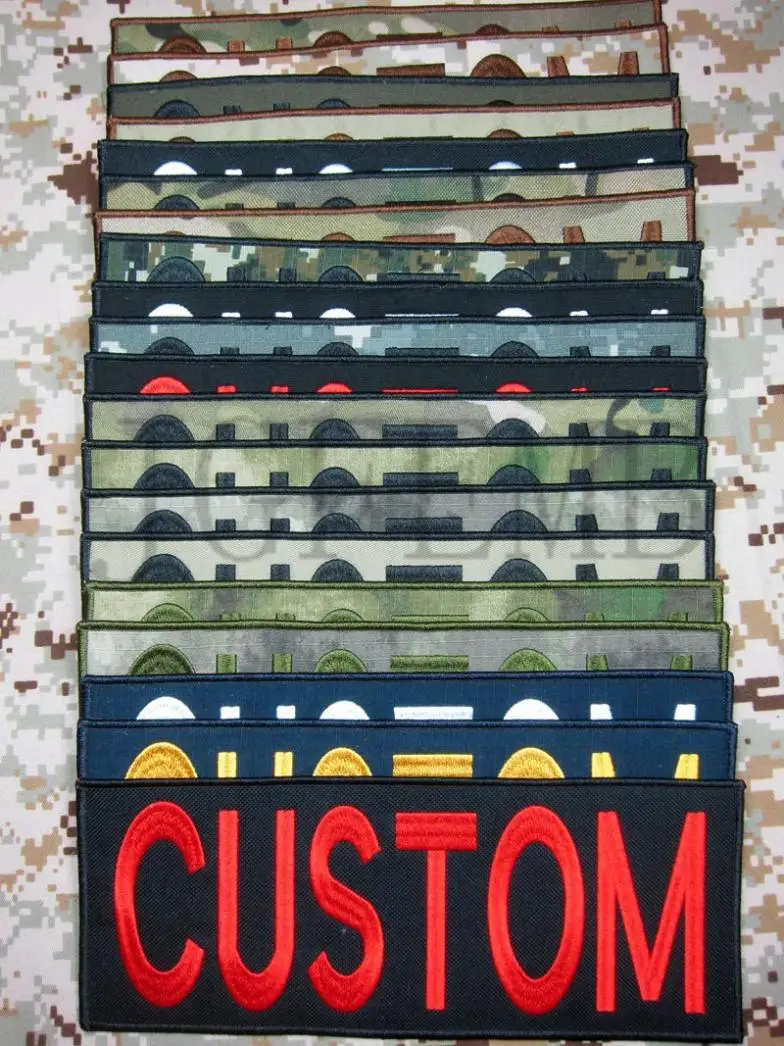 25 см лента с именем на заказ текстовая Марка Φ задняя часть накладки тело|embroidery
