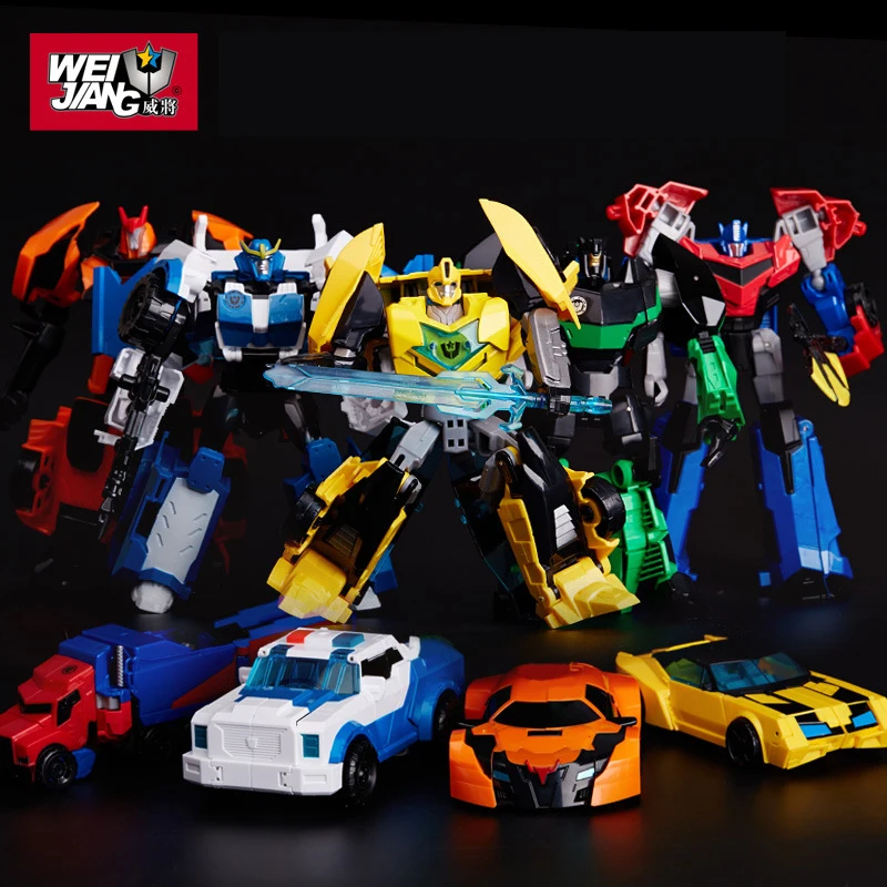 

Weijiang 23cm Transformation Toy Deformer Model Anime Figure 7 Style Toys Animated Version Matel Kid Toy Brinquedos For Birthday