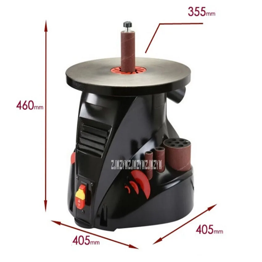 New OS1400 Shaft Sand Machine Curved Surface Grinding Table Legs Wooden Handle Shaft Sand Machine 220v350W