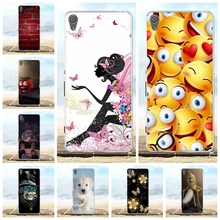For Sony Xperia XA Case Soft TPU Silicone For Sony Xperia XA F3111 F3113 F3115 Cover Girl Patterned For Sony Xperia XA Shell