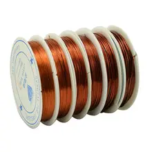 Медный провод 0,25/0,3/0,4/0,5/0,6/0,8/1,0 мм 40 Вт, 30 Вт/15/10/6,5/3,5/2,5 метров в длину Diy глубокий Медь цвет линии нефрит оптом