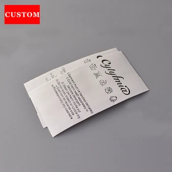 

factory customized garment washing labels cotton printed personalized shoes labels handmad private customized label designs free