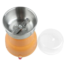 Электрический измельчитель кофейных зерен из нержавеющей стали, травяной шлифовальный станок для дома, кухни, шлифовальный станок, аксессуары для кофе, ЕС