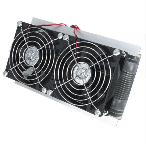 

Thermoelectric Cooler Peltier Refrigeration Cooling TEC System Kits Double Fan
