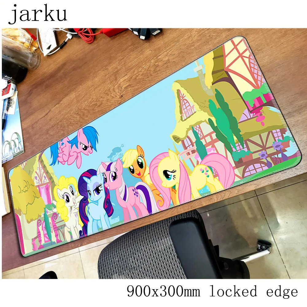 

my little pony pad mouse computador gamer mause pad 900x300X2MM padmouse High quality mousepad ergonomic gadget office desk mats