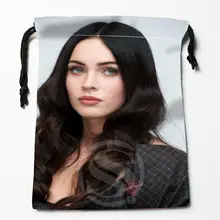 W-111 New Megan Fox 03 Custom Logo Printed receive bag Bag Compression Type drawstring bags size 18X22cm E801wv111