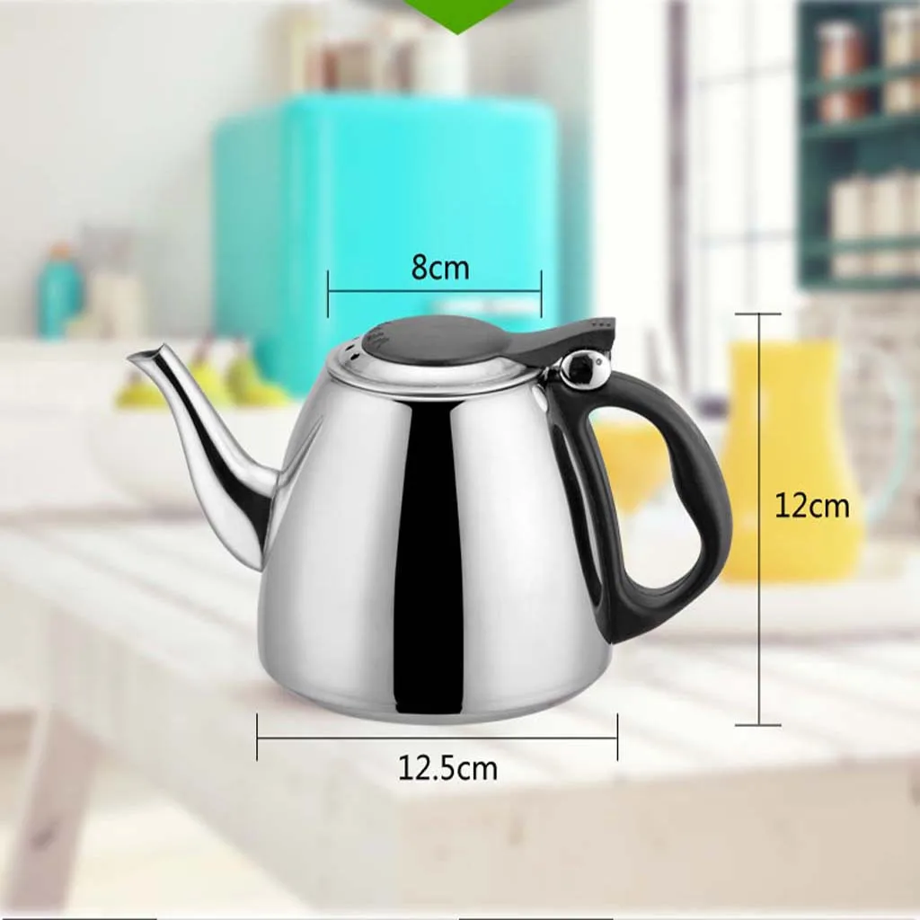 

kitchen accessories 1.2L Kitchen Rapid Heating Stainless Steel Flat Bottom Water Kettle kitchen tools dropshipping