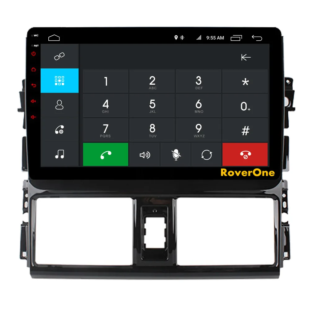 Cheap RoverOne Android 9.0 Octa Core Car Radio GPS For Toyota Vios Yaris L 2013 - 2015 Touchscreen Multimedia Player Stereo Head Unit 9