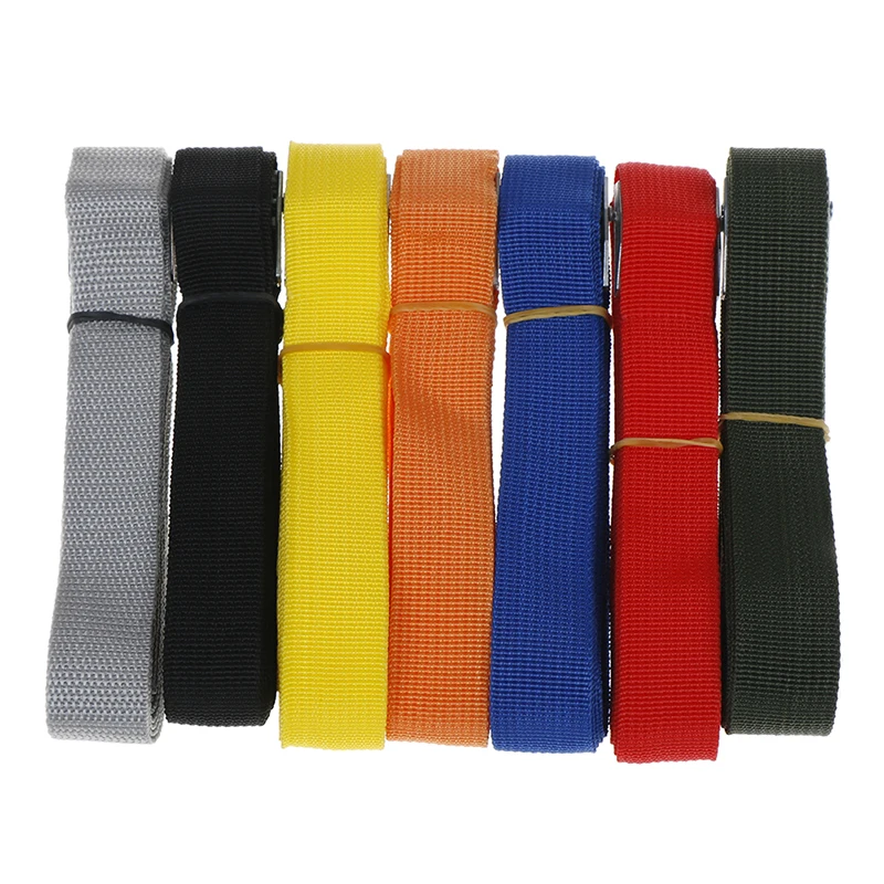 

2.5cm*2.5m Luggage Strap Tied Auto Car Boat Fixed Strap Luggage Belt With Alloy Buckle Car Tension Rope Ratchet Tie